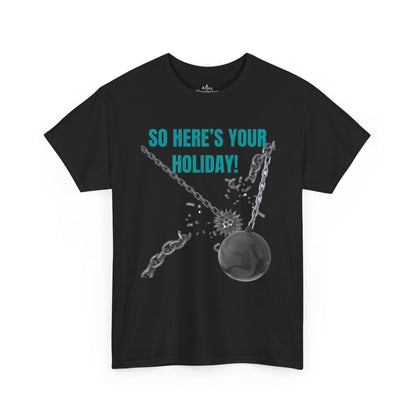 Blink 182 T-Shirt So Here’s Your Holiday T-Shirt, Song Tee