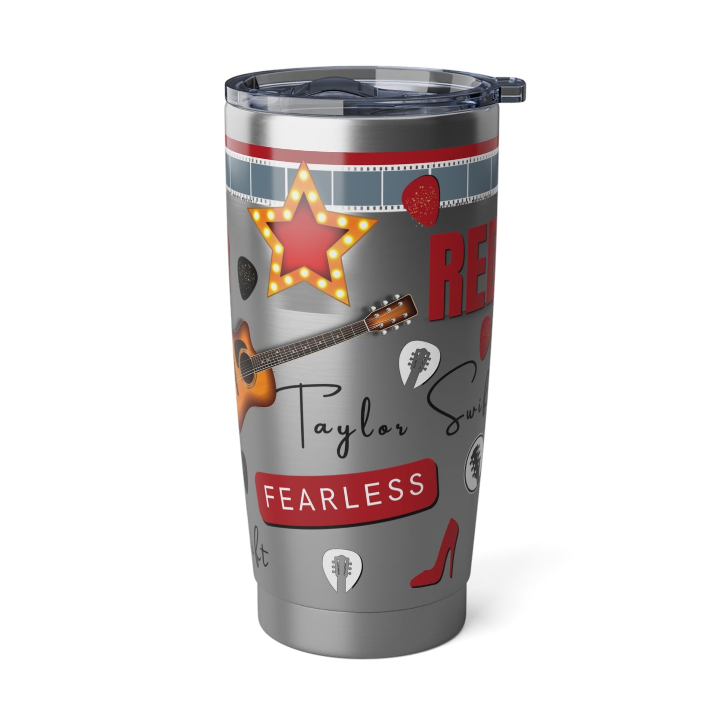 Swift Tumbler, Red 20 oz Stainless Steel