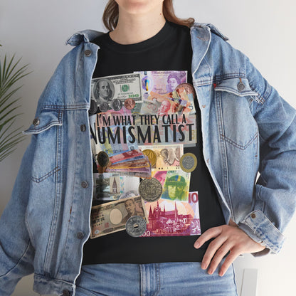 Numismatist T-Shirt Currency Coin Lover Unisex