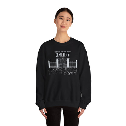 Cemetery Gate Sweatshirt Black Unisex