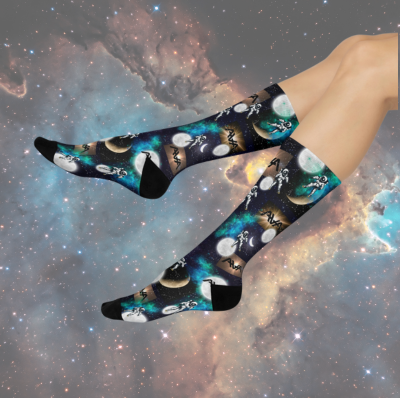 Angels & Airwaves Socks Astronaut Unisex Adult Stretchy Mid Calf Original