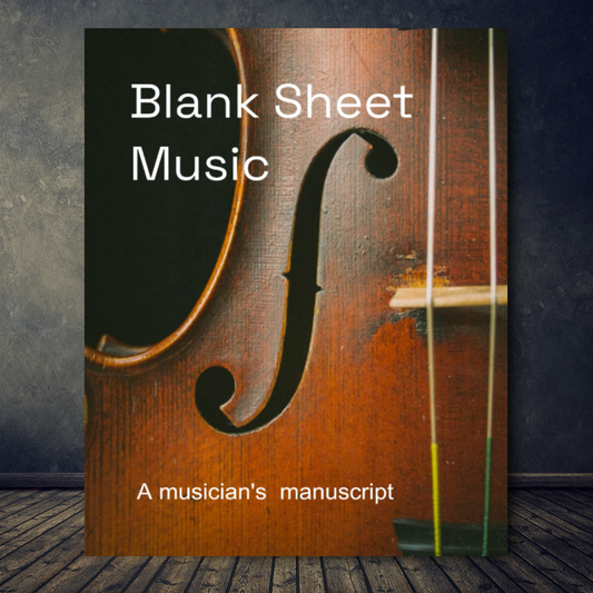 Blank Sheet Music Violin