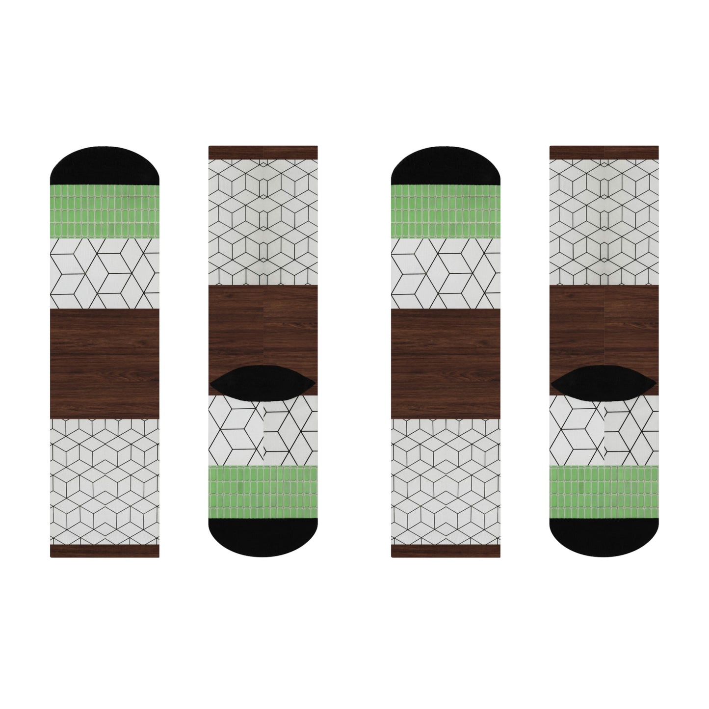 Tile and Wood Socks