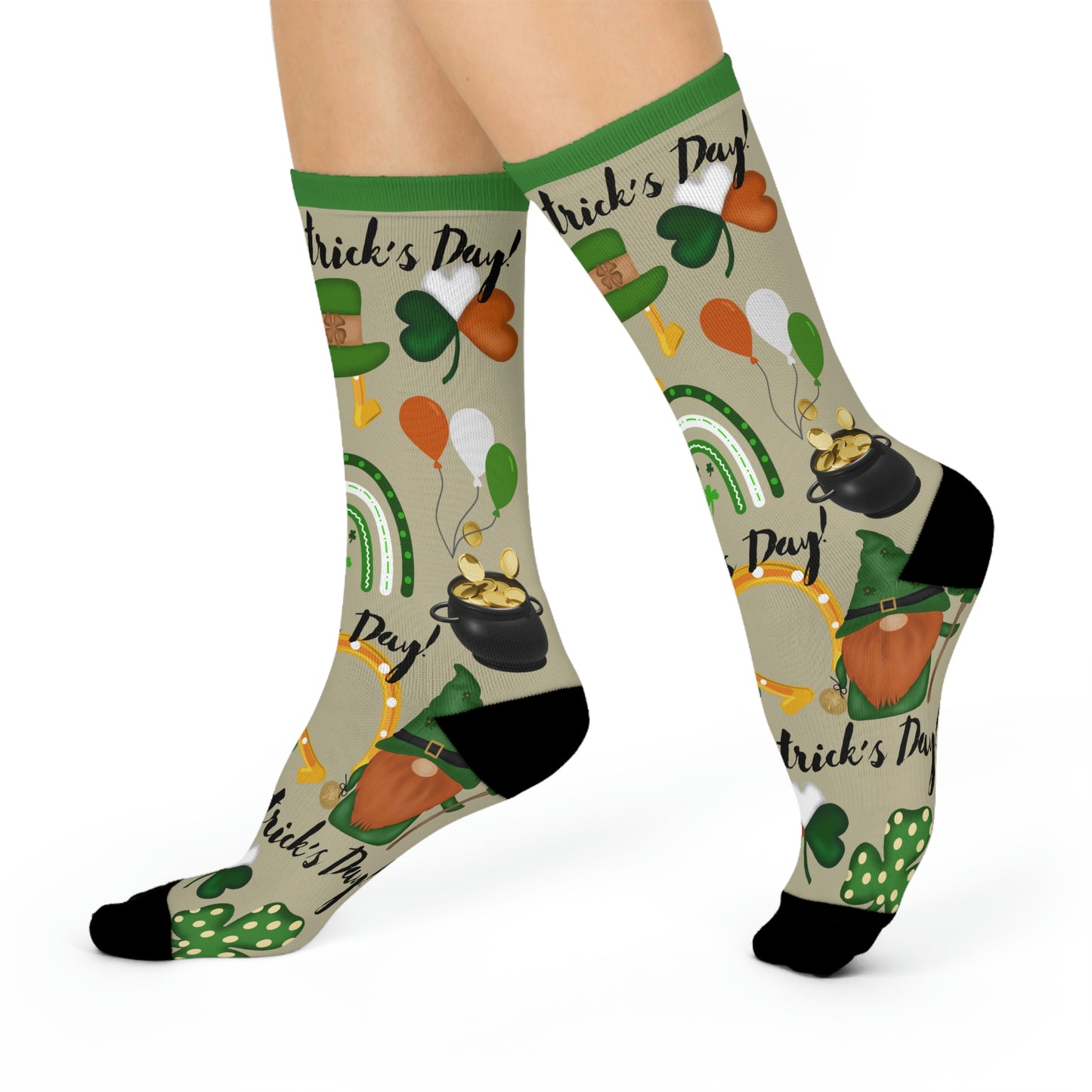 Ireland Socks St Patty’s Day Unisex Adult Stretchy Mid Calf Original