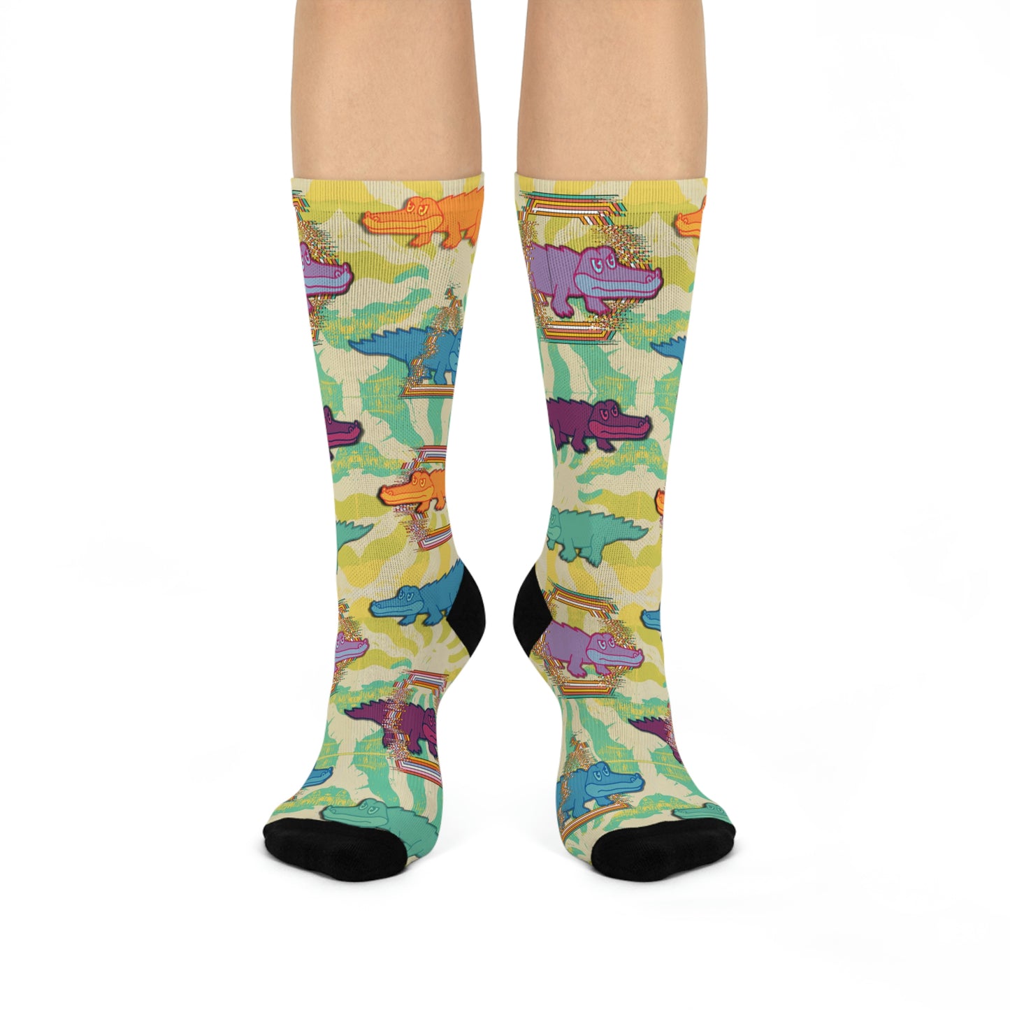 King Gizzard & the Lizard Wizard Psychedelic Socks 1 Unisex Adult Stretchy Mid Calf Original