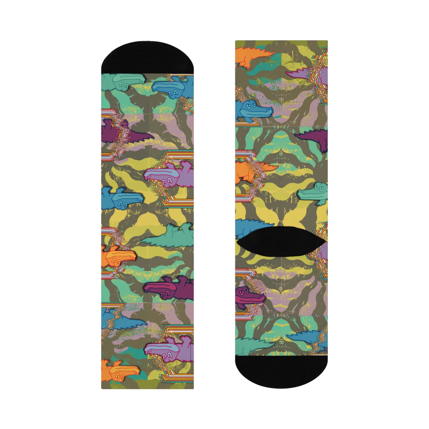 King Gizzard & the Lizard Wizard Psychedelic Socks 2 Unisex Adult Stretchy Mid Calf Original