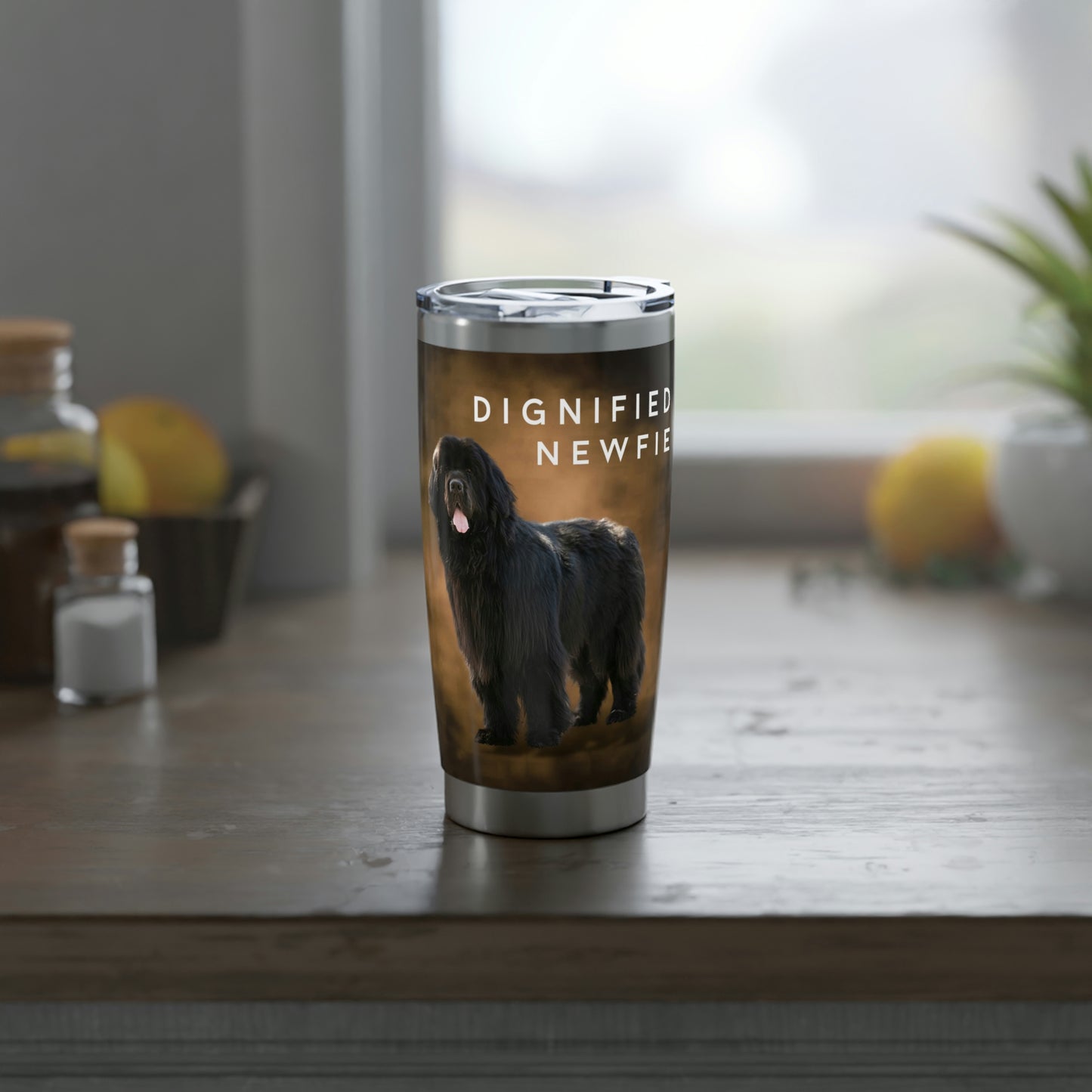 Newfoundland Tumbler, Dignified, 20 oz Stainless Steel