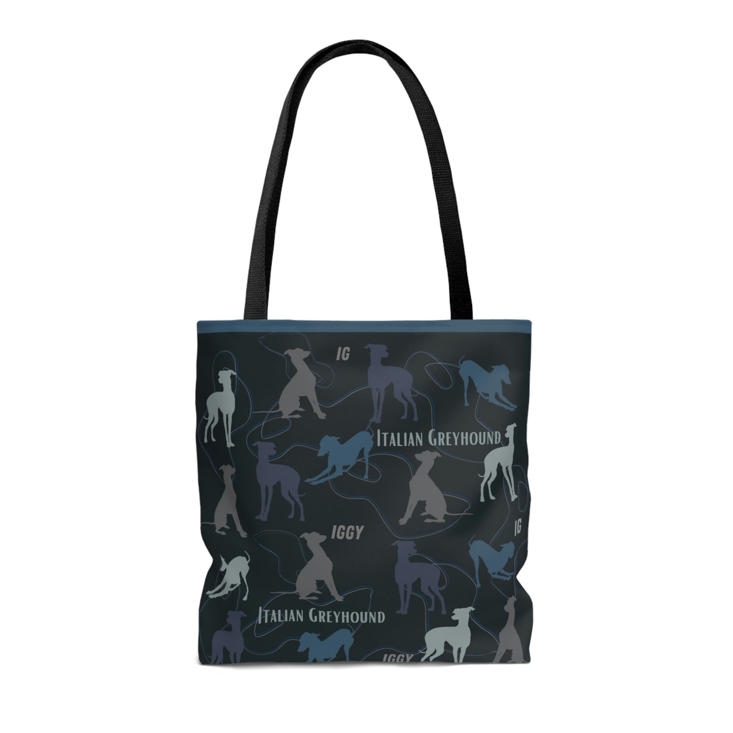 Italian Greyhound Tote Bag, Graphics