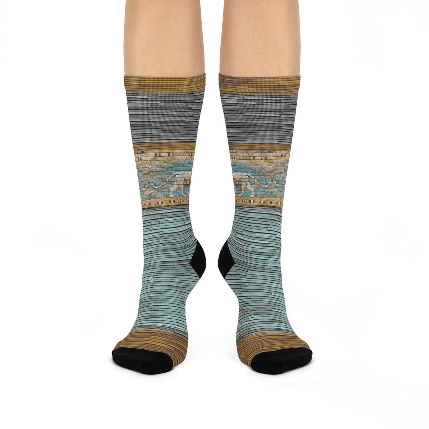 Lion Socks Antiquity Unisex Adult Stretchy Mid Calf Original