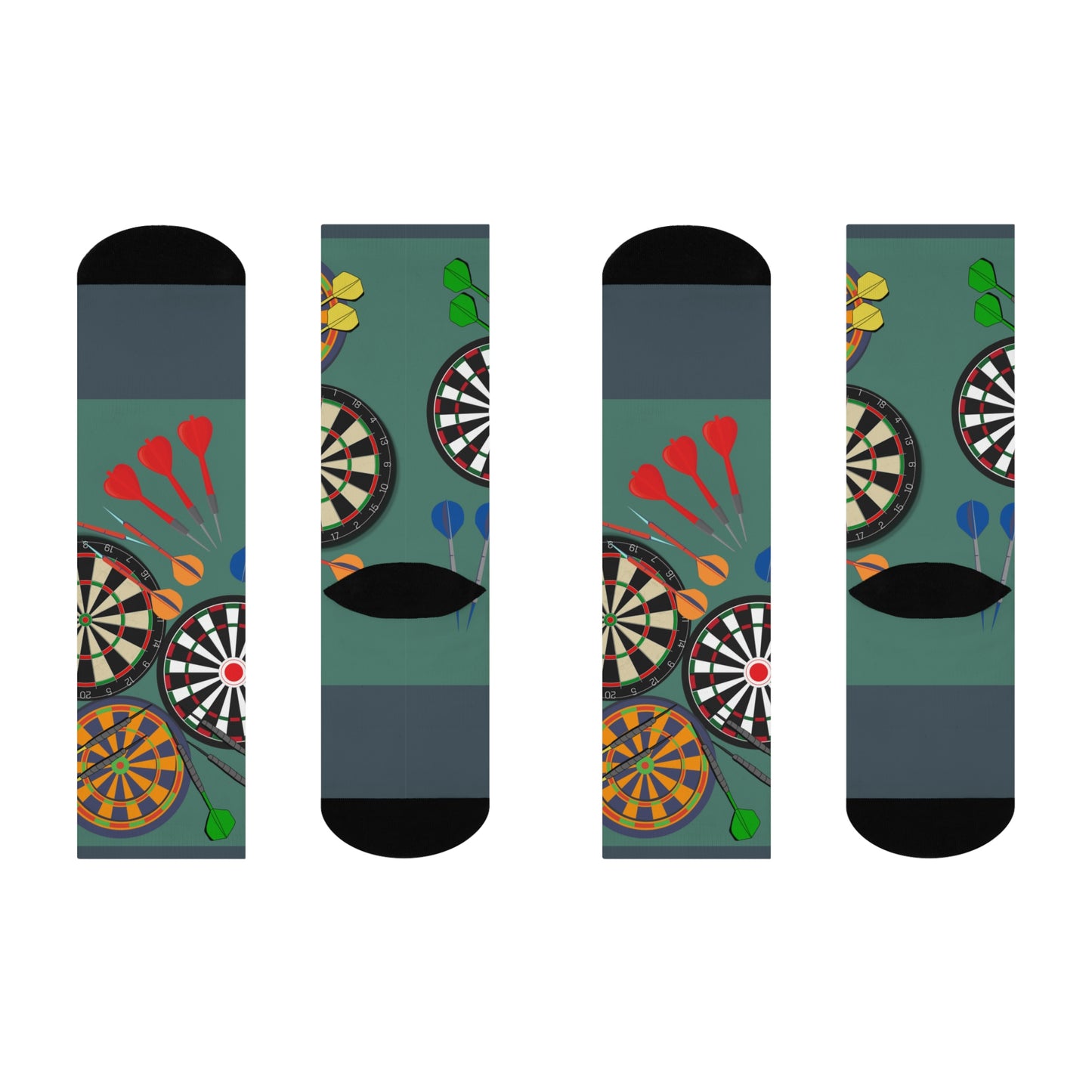 Dart Board Socks Unisex Adult Stretchy Mid Calf Original