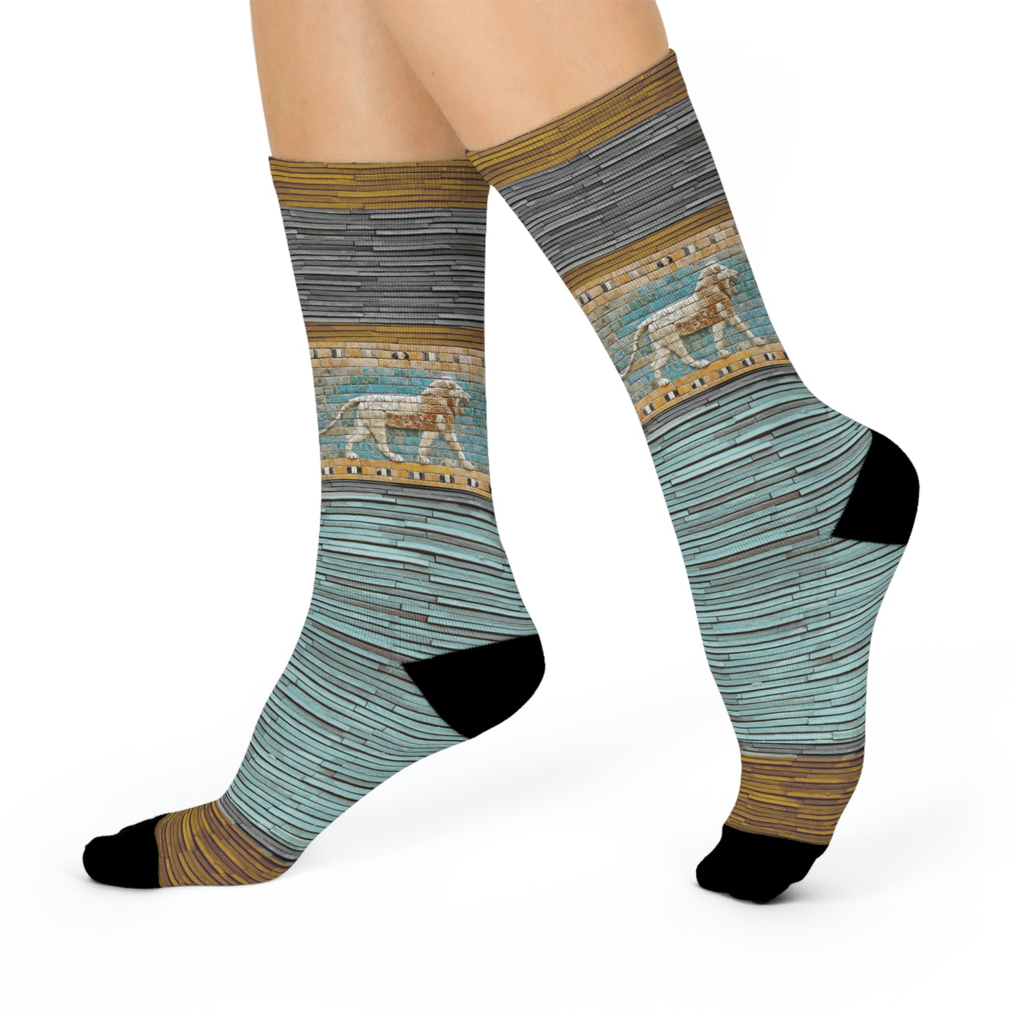 Lion Socks Antiquity Unisex Adult Stretchy Mid Calf Original