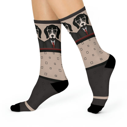 Beagle Socks, Well-Suited